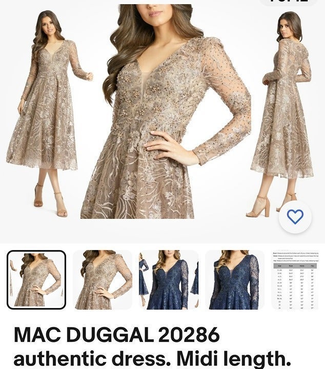 MAC DUGGAL 20286 authentic dress.