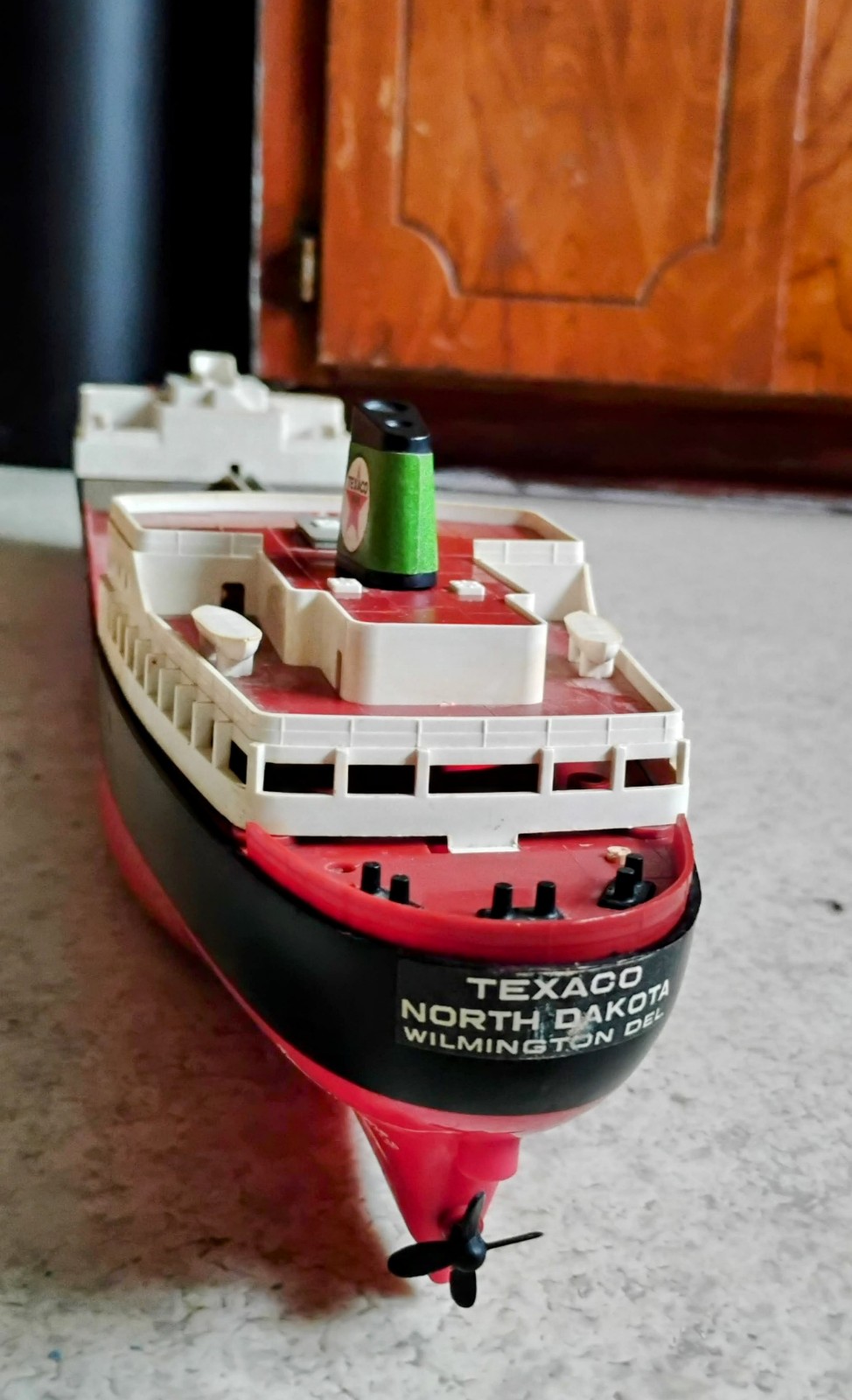 USS Texaco North Dakota Oil Tanker Ship, toy model
