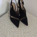 Tory Burch Black Leather Shoes.