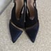 Tory Burch Black Leather Shoes.