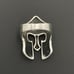 SIGNED B.S. NORSE VIKING WARRIOR HELMET STERLING SILVER 925 MENS RING SIZE 9.5