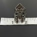 SIGNED B.S. NORSE VIKING WARRIOR HELMET STERLING SILVER 925 MENS RING SIZE 9.5