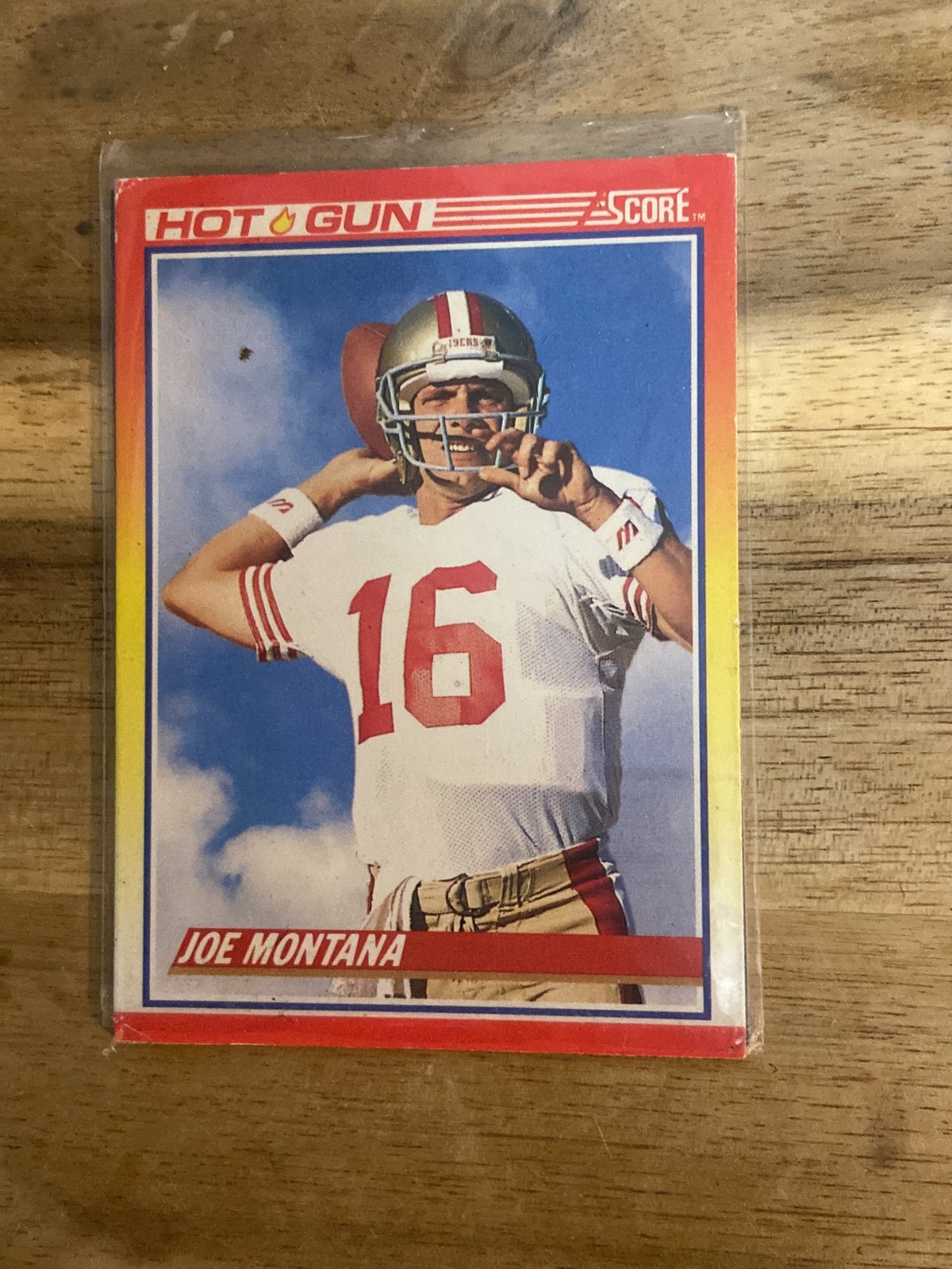 Joe Montana football card