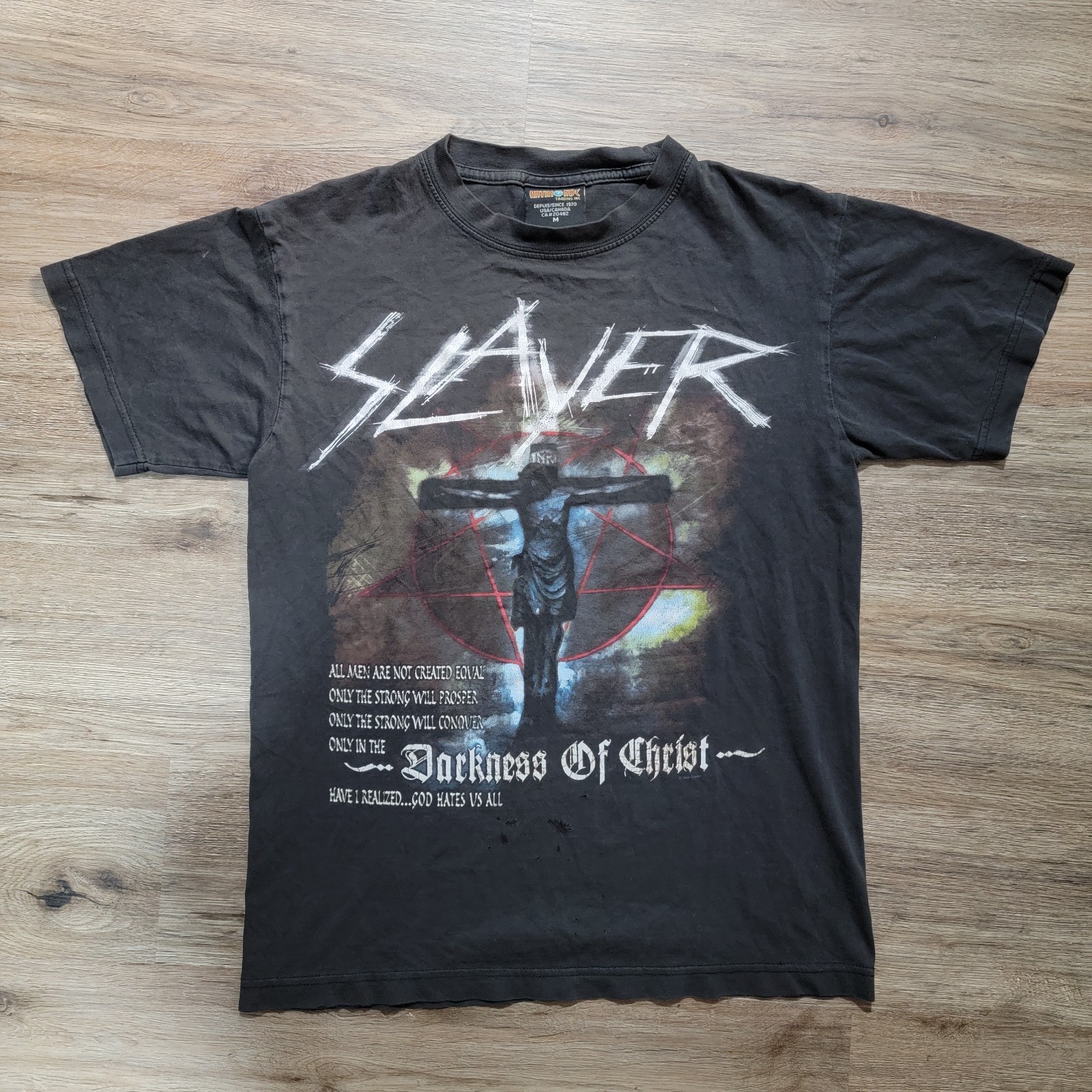 Vintage 2004 Slayer Darkness of Christ Y2K VTG