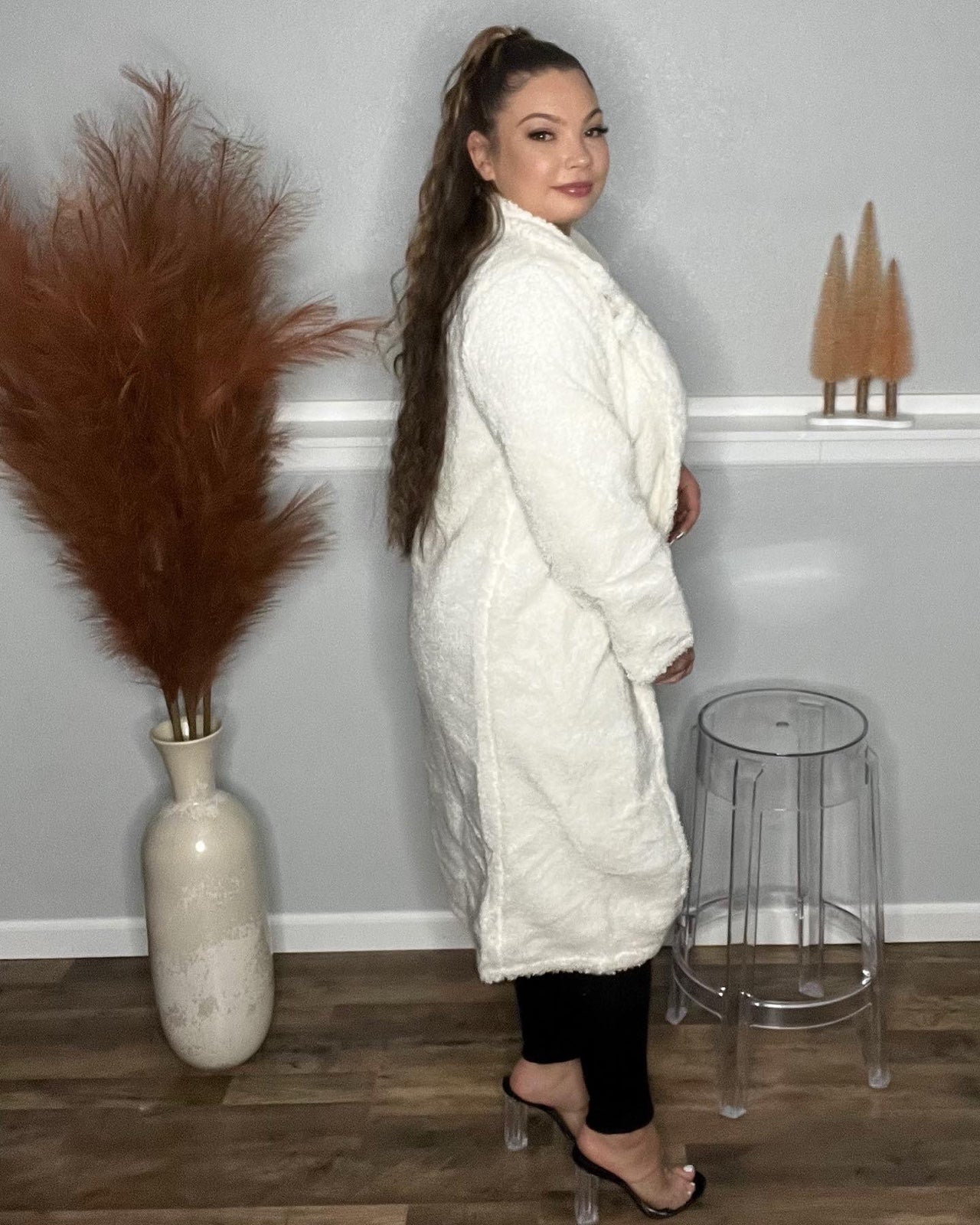 White Teddy Coat