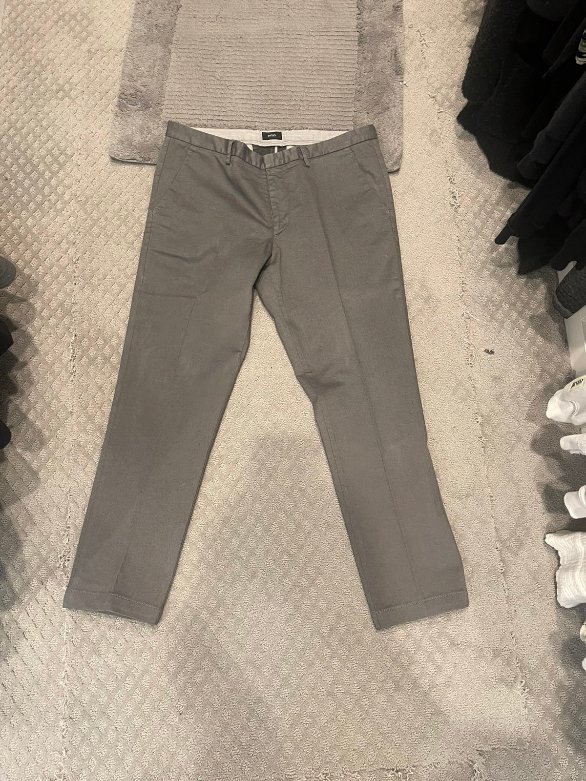 Hugo Boss Grey men's dress/casual pants