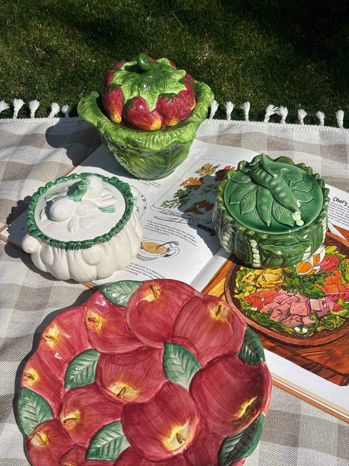 Rare Vintage Farmers Market Kitchen Pieces
