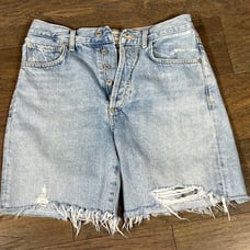 Citizens of Humanity Camilla Shorts Summer Shower Blue Sz 27 (US 4) #1942-837