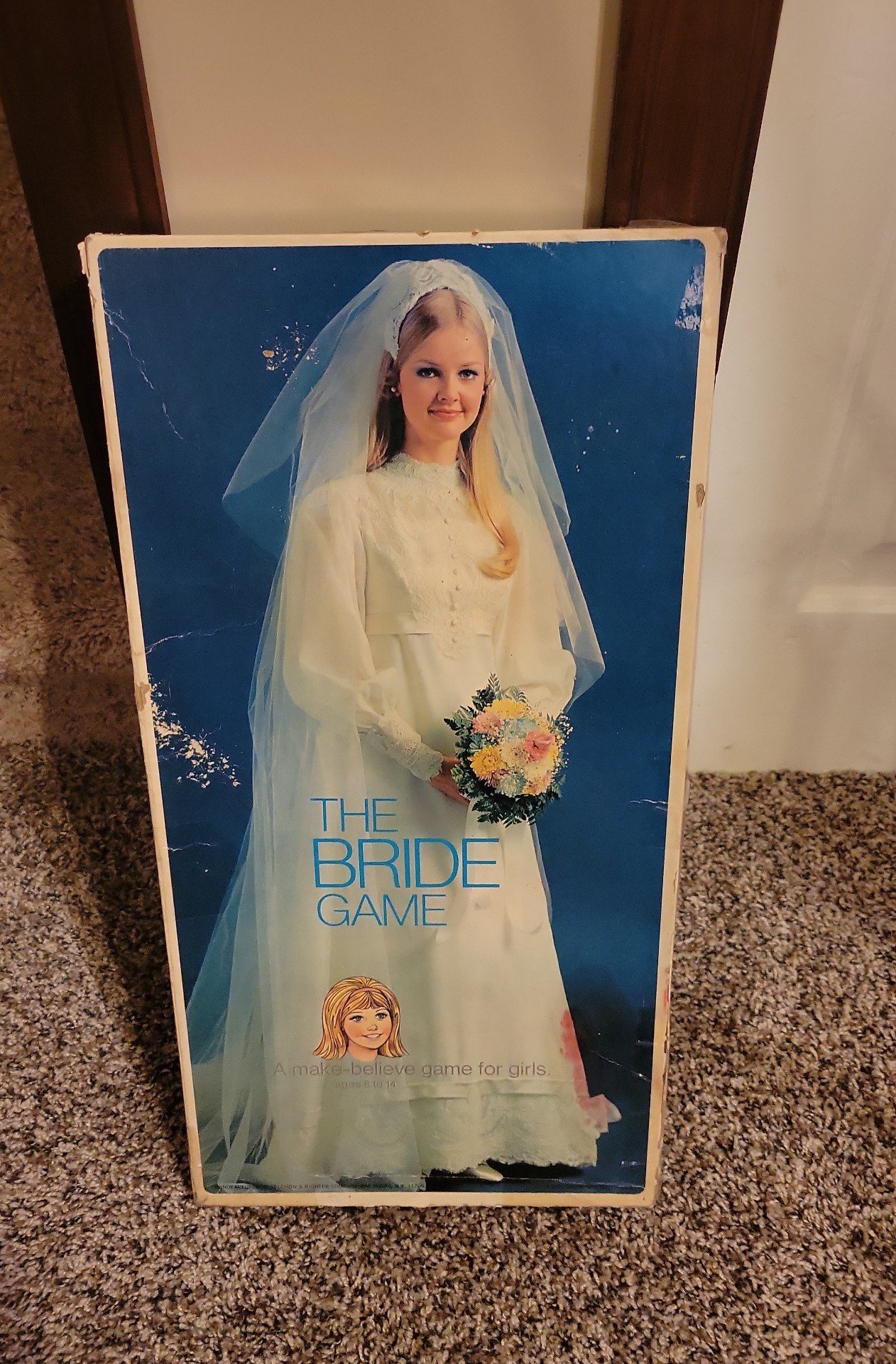 1971 The Bride Game by Selchow & Righter (A make-believe game for girls)