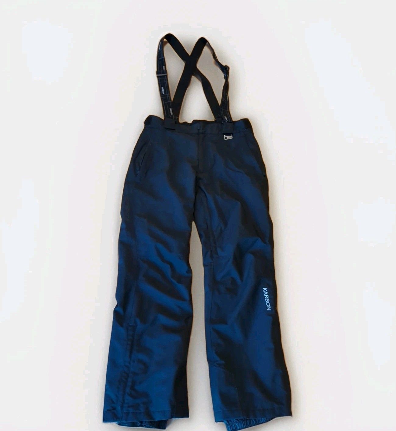 Karbon Extreme 3 Insulated Ski Pants Men Small Black Suspenders Winter Snowboard