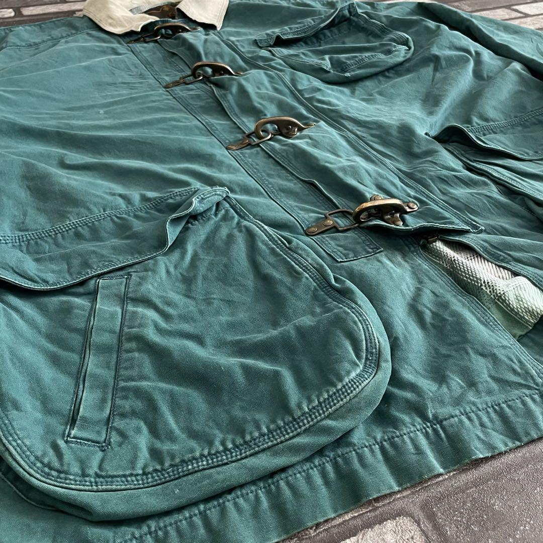 90's Fireman Half Coat Green Vintage Other