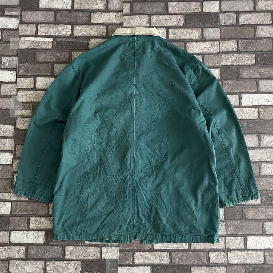 90's Fireman Half Coat Green Vintage Other