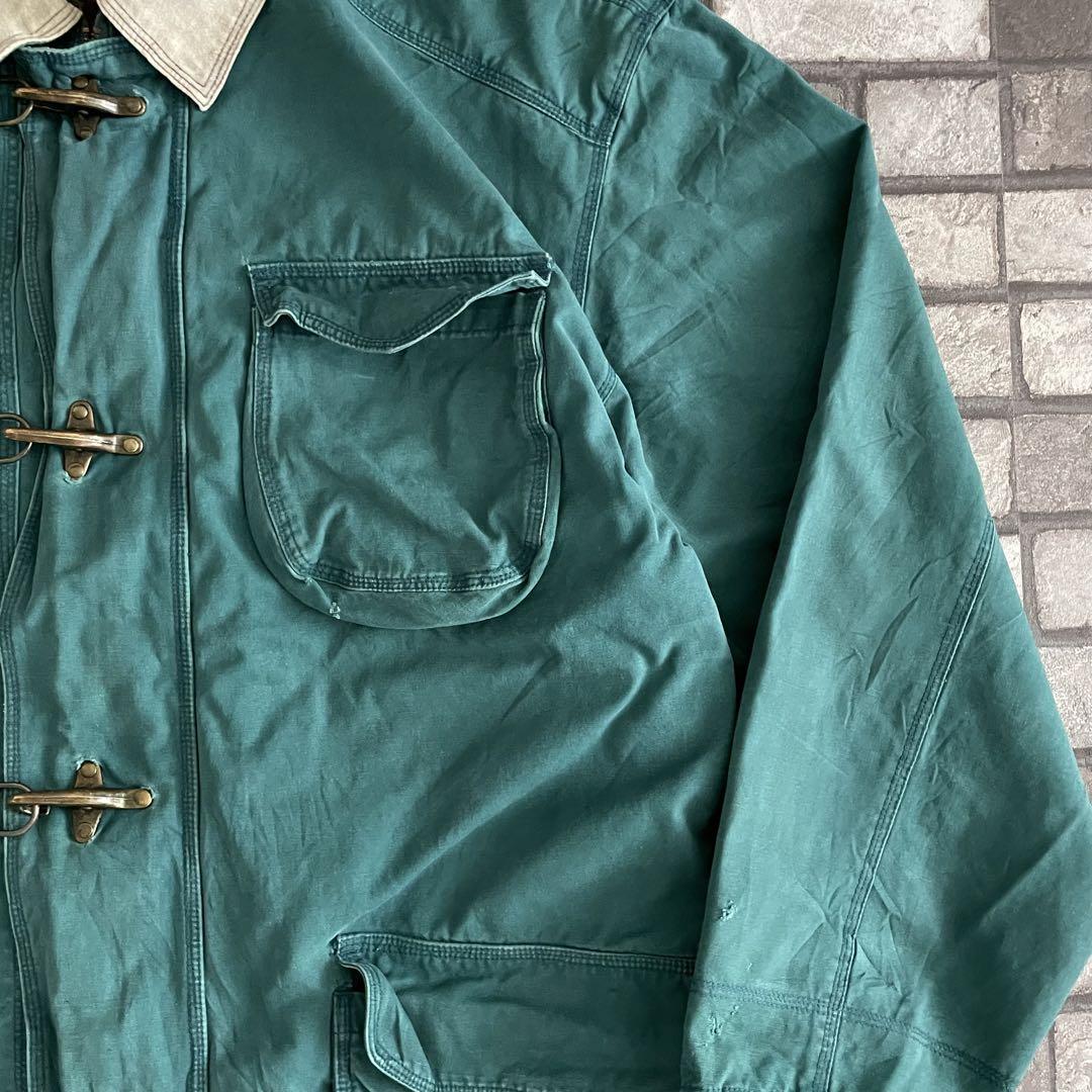 90's Fireman Half Coat Green Vintage Other
