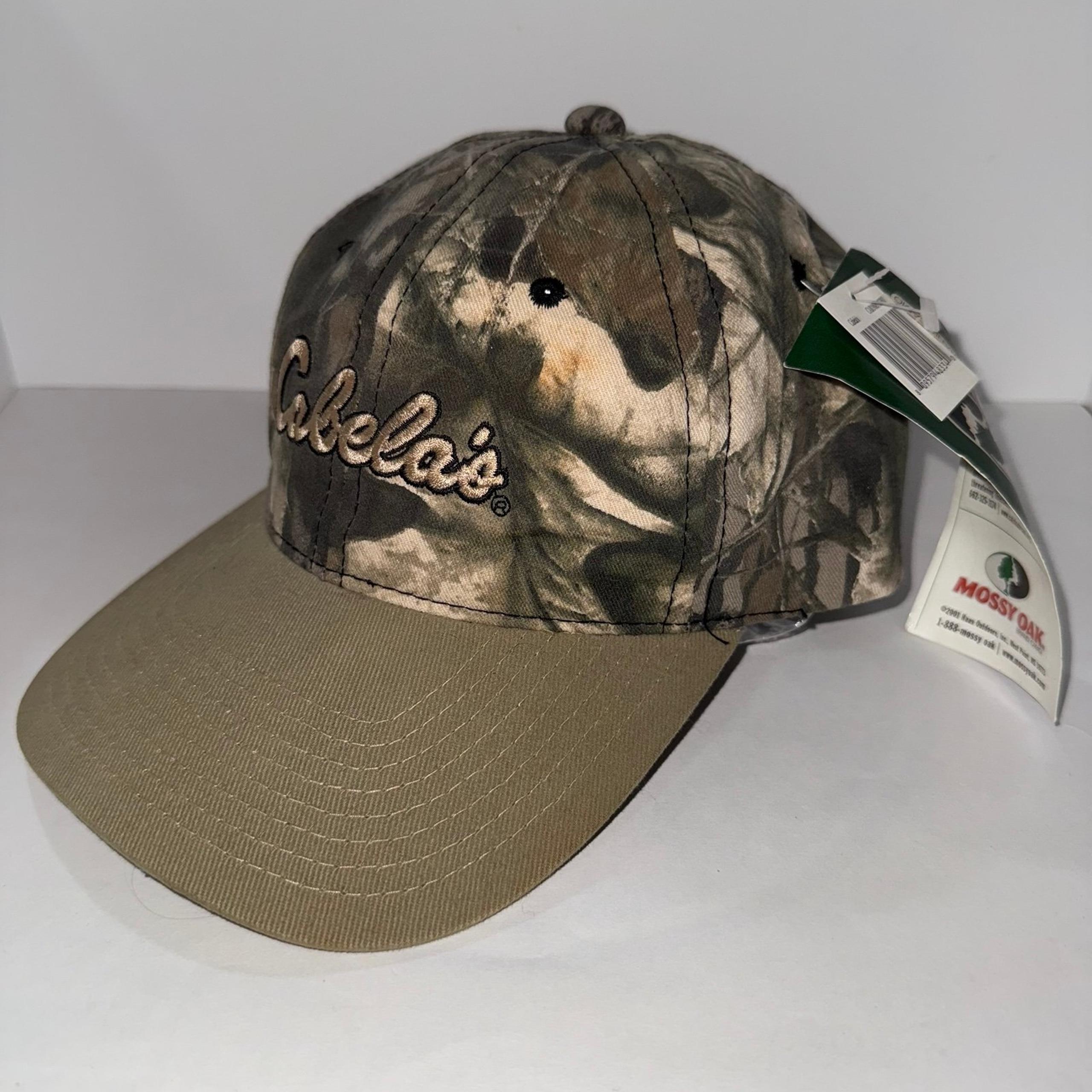 Cabela’s Mossy Oak Camouflage snapback adjustable hat NEW with Tags NWT