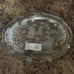 Mikasa Holiday Classics Frosted Angels Christmas Tree 9 Oval Sweet Dish Germany