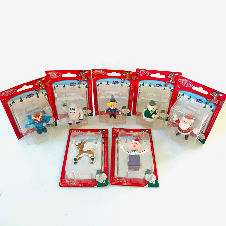 Rudolph The Red Nosed Reindeer Beverly Hills Teddy Bear Co set of 7