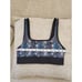 Cor designed by Ultracor Boa Pattern Scoop Neck Sports Bra sz Sm