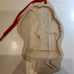 Vintage Brown Bag Cookie Art Santa Ornament Cookie Mold