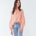 Urban Outfitters Josie Cold Shoulder Cross Front Halter Top size small