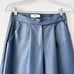 The Frankie Shop Faux Leather Pants in Blue Size Small