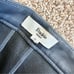 The Frankie Shop Faux Leather Pants in Blue Size Small