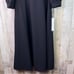 Calvin Klein Size 4 Black 3/4 Button Cuff Sleeve Crewneck Fit & Flare Long Dress