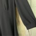 Calvin Klein Size 4 Black 3/4 Button Cuff Sleeve Crewneck Fit & Flare Long Dress