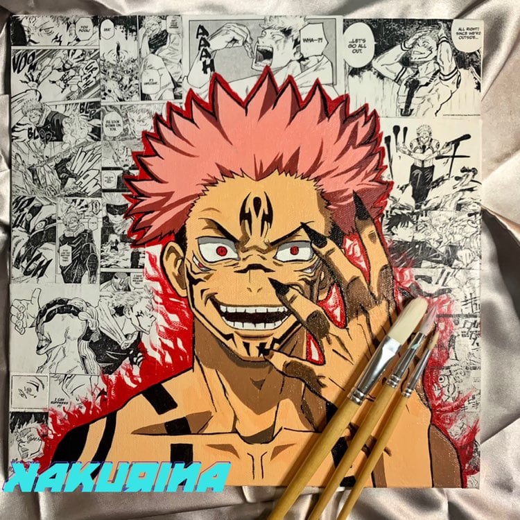 Sukuna canvas painting