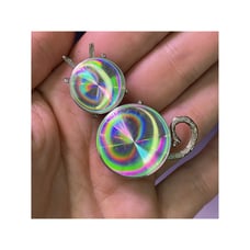Vintage Mid-Century Modern 1961 Jewelarama Holographic Cat Pin Brooch Jewelry