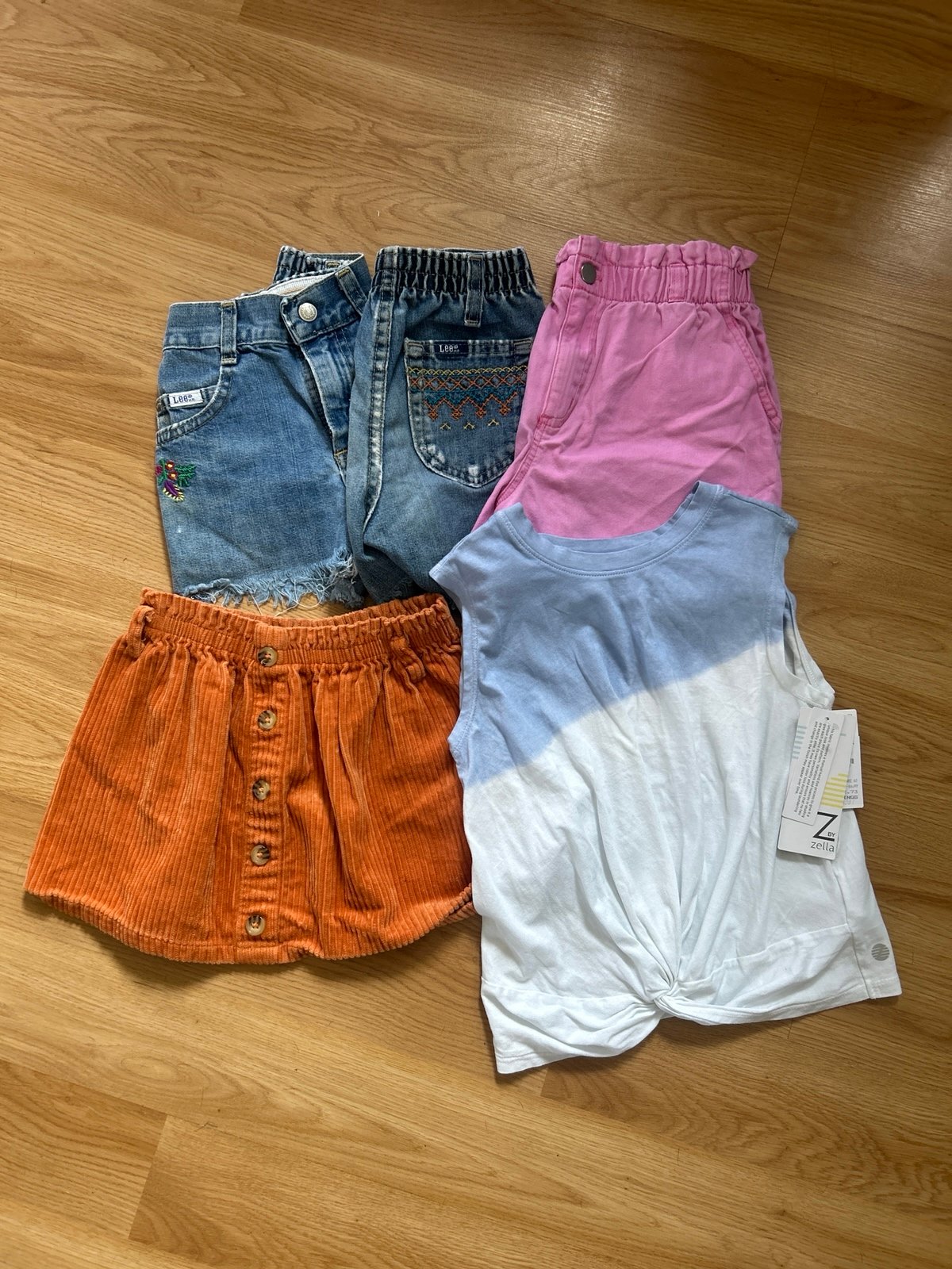 Girls Bundle Lot Size 5/6 NWT Z by Zella Vintage Lee Denim