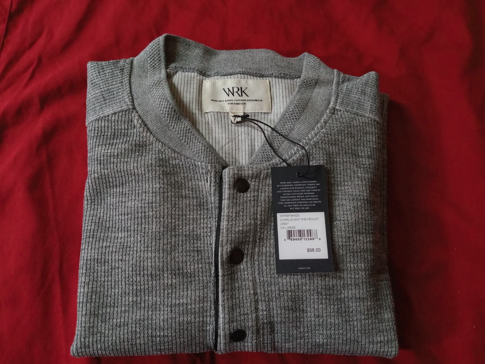 Work rest karma Henley