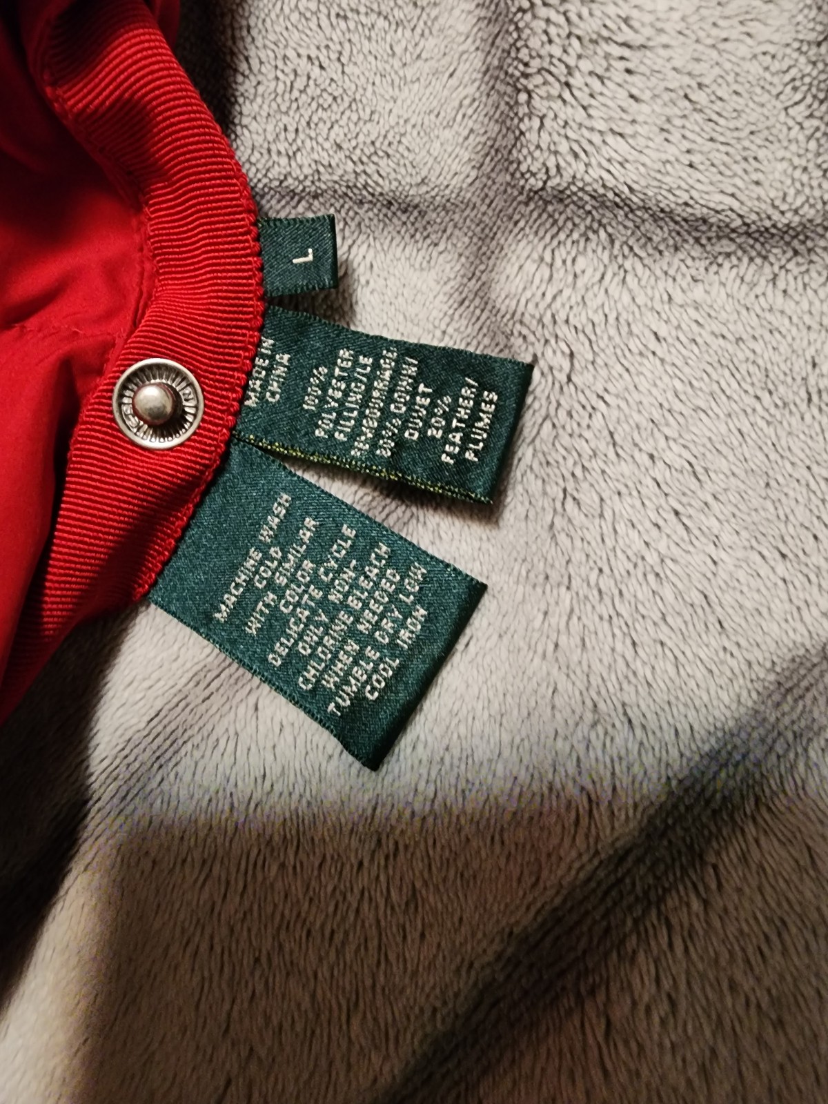 Ralph Lauren reversible down vest