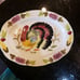 Turkey Platter Hand Painted Made in Braz