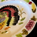 Turkey Platter Hand Painted Made in Braz