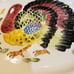 Turkey Platter Hand Painted Made in Braz