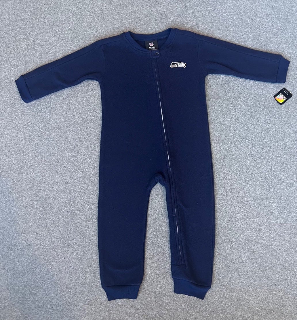 NWT Seattle Seahawks Kids Fleece Onsie