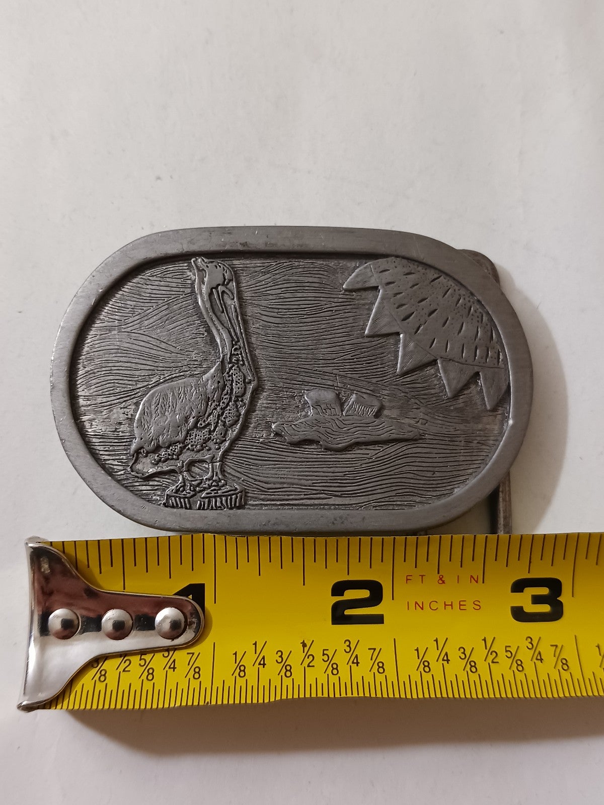 NAUTILUS BY SINCLAIR © COLLECTOR SERIES W/ ART DESIGN ON BELT BUCKLE RARE 2249