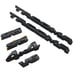 6PCS 2016-2023 Emblem Overlays For Tacoma SR5 4x4 V6 Tailgate&Door Badge Cover
