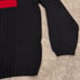 Men’s XL Black and Red Bachrach V-neck Sweater. Perfect condition. Knitted wool