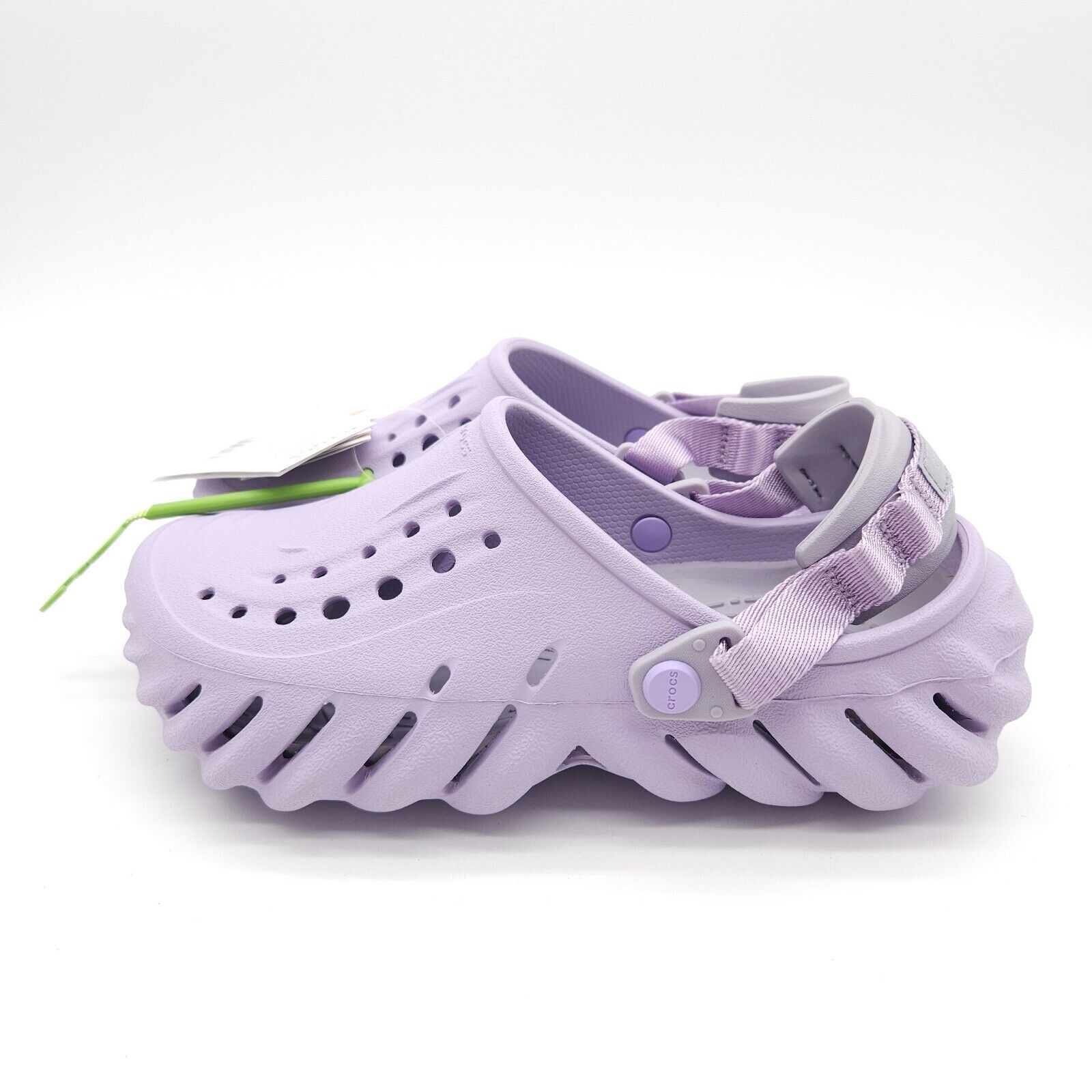 Crocs Echo Clog (Womens Size 8) Sandals Lavender Purple Slip On Water Shoes New