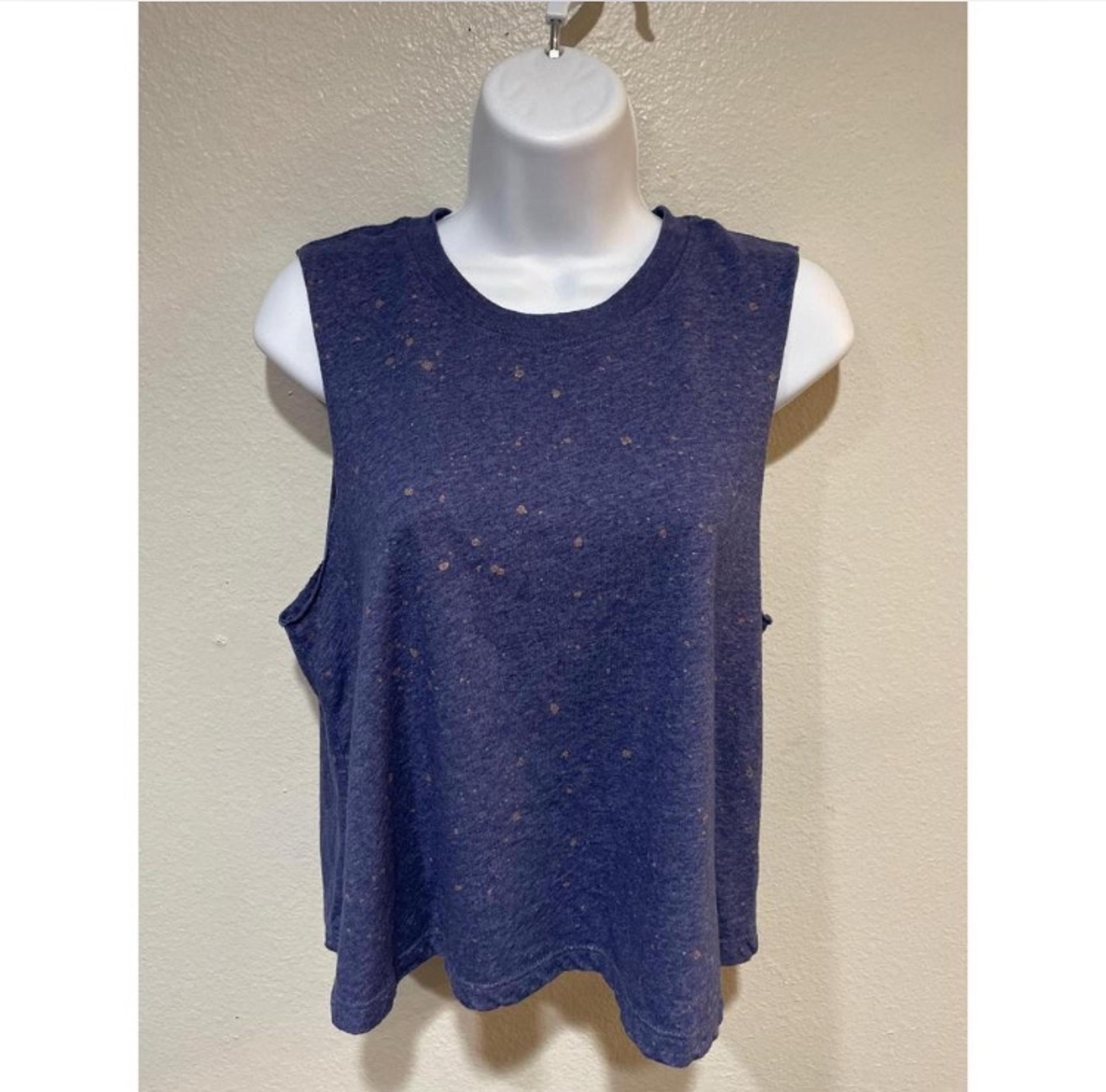 Spiritual Gangster Foil Splatter Muscle Tank (Small)