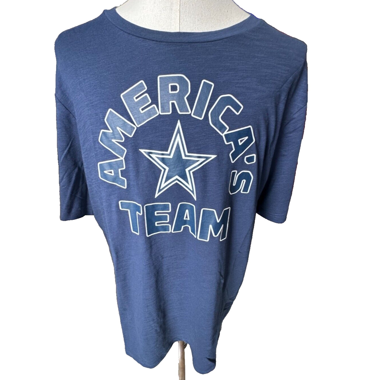 NFL Apparel Dallas Cowboys Americas Team Navy Mens Tee NWT XL