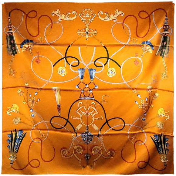 NWT Genuine 100% Mulberry Silk Satin Scarf 41 x41 Large Square Shawl 5980