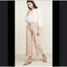 Derek Lam 10 Crosby Bristol Wide Culotte Button Crop Khaki Pant Sz 8