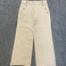 Derek Lam 10 Crosby Bristol Wide Culotte Button Crop Khaki Pant Sz 8