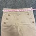 Derek Lam 10 Crosby Bristol Wide Culotte Button Crop Khaki Pant Sz 8