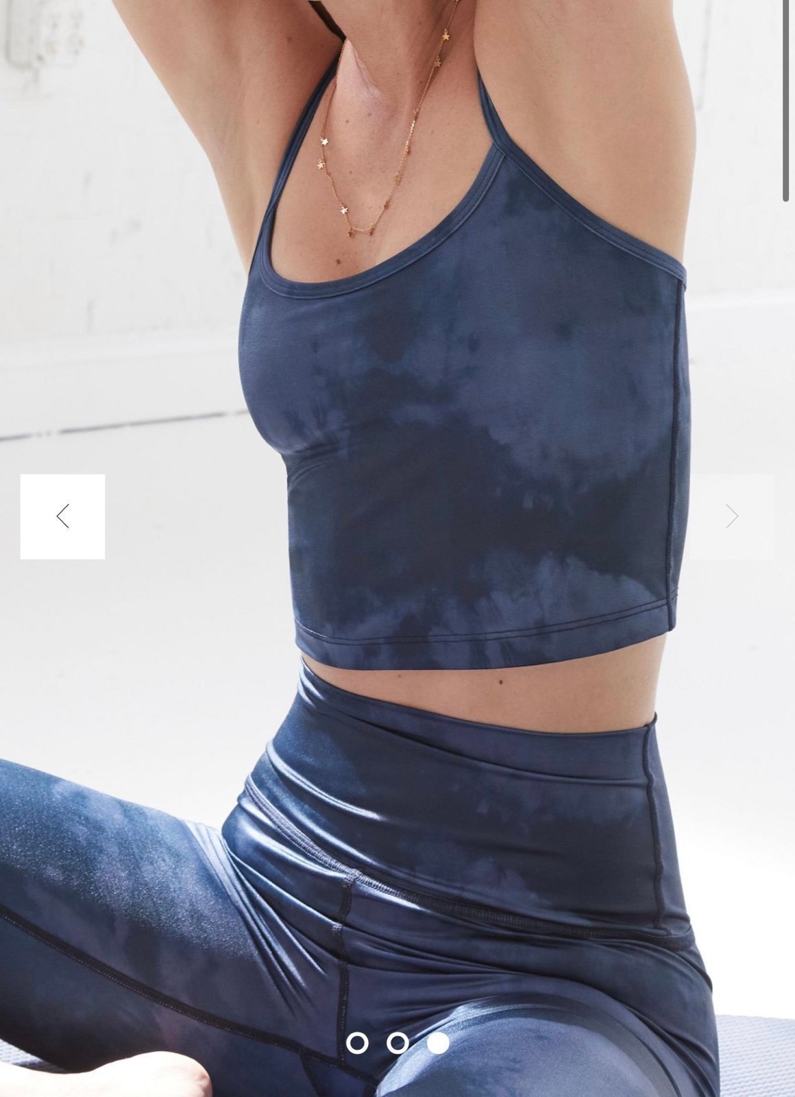 Beyond Yoga Lux Set in Stellar Blue Cloud M/L
