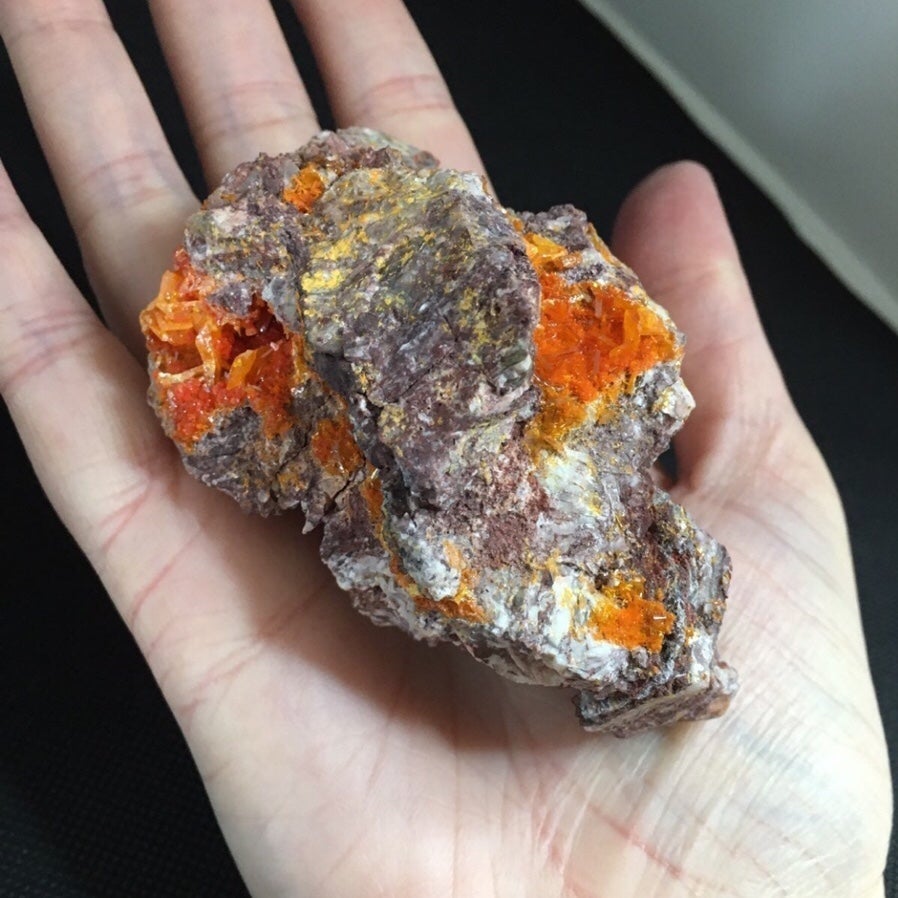 Wulfenite and Mimetite Crystal Mineral Specimen from Arizona