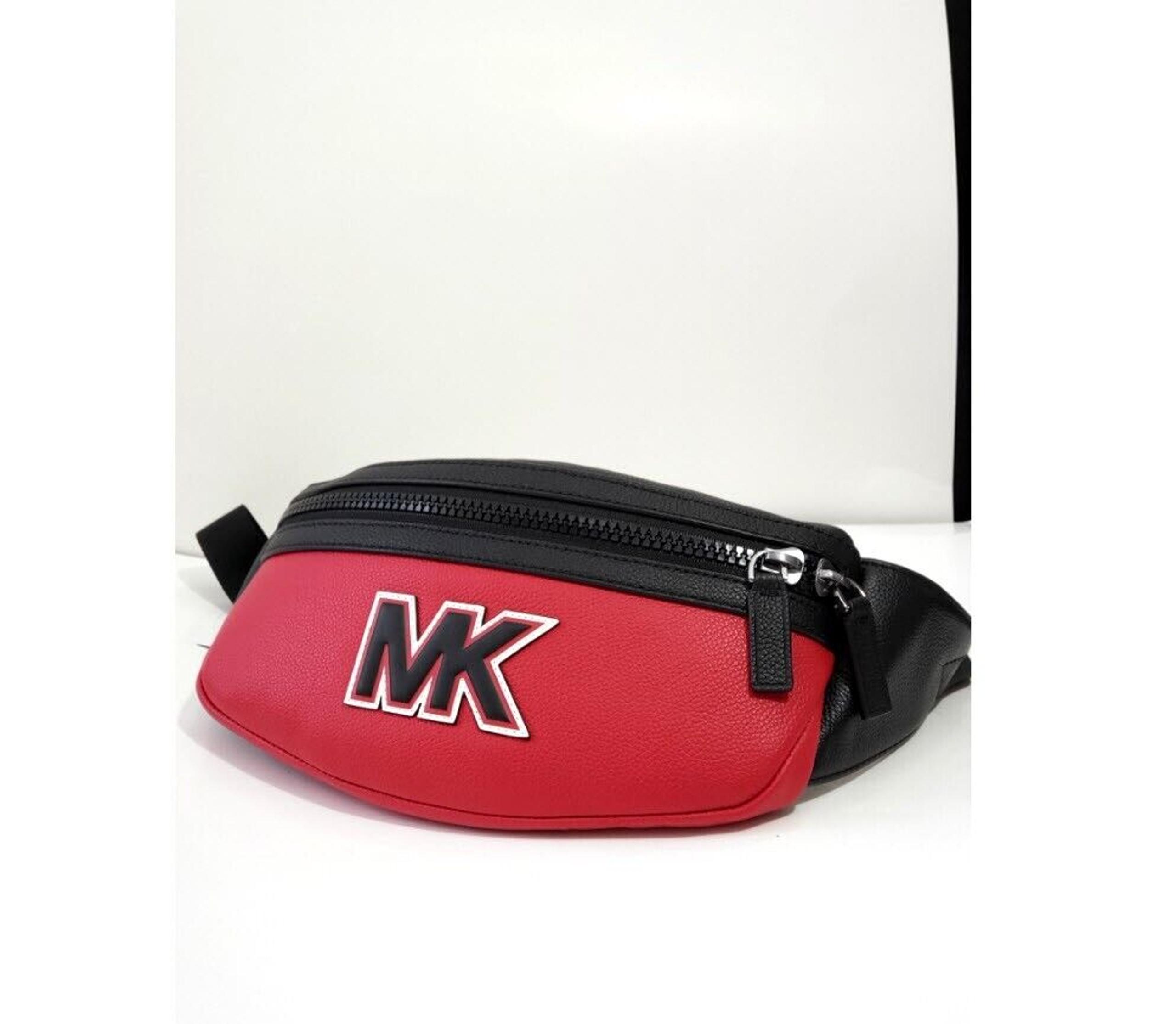 MICHAEL KOR COOPER LARGE UTILITY BELT WAIST BAG FANNY PACKS MK ADMIRAL PALE BLUE