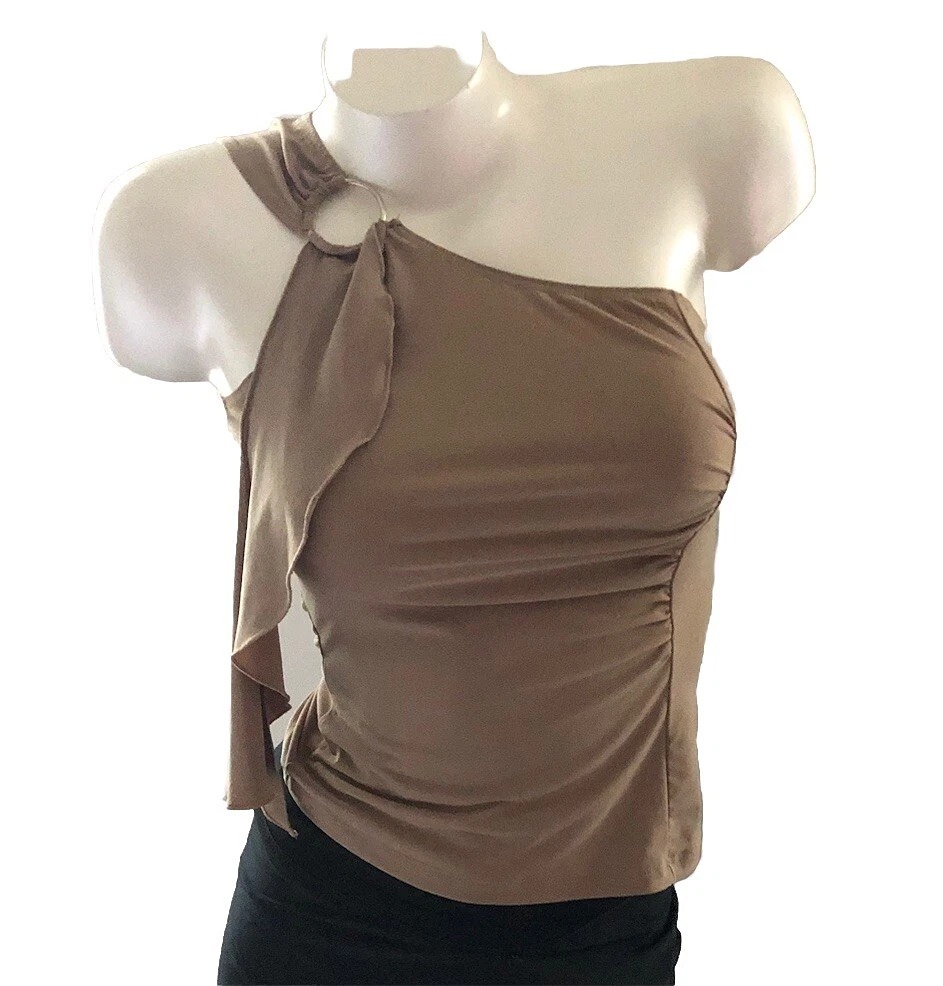 Wet Seal off one shoulder tank top one size